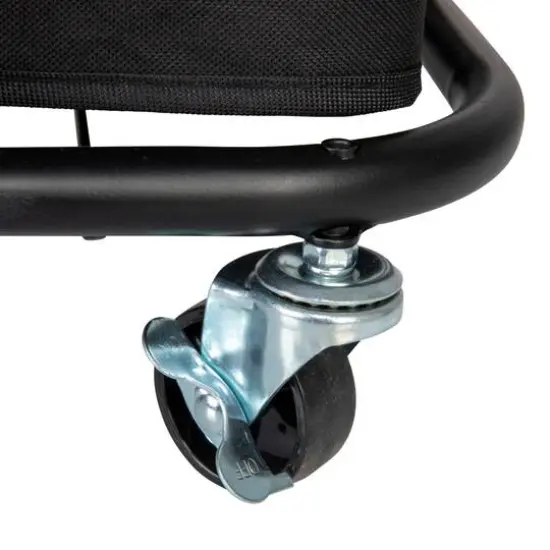 Household Essentials 2-Bag Rolling Laundry Sorter Black {8}