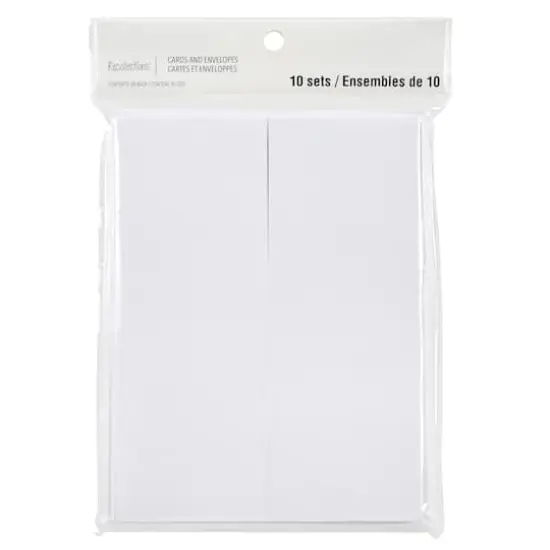 White Gatefold Cards & Envelopes by Recollections&trade;, 5" x 7" {1}