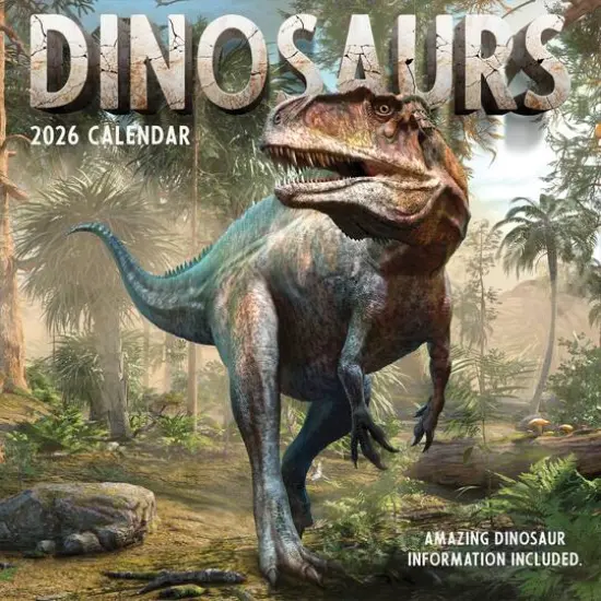 2026 Dinosaurs Wall Calendar {1}