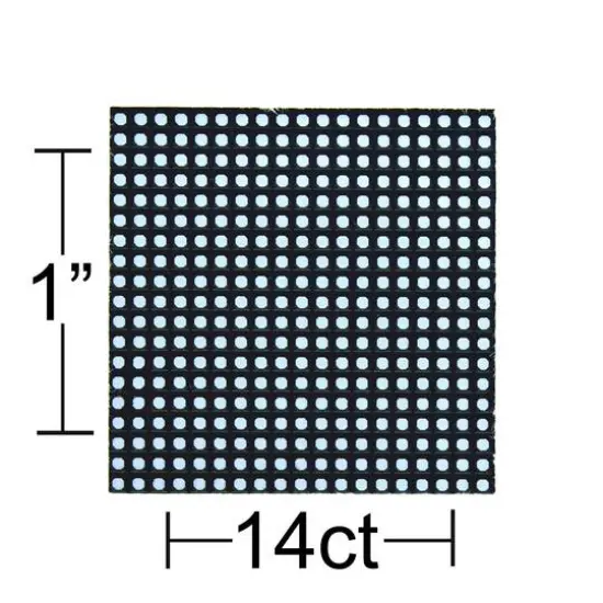 Essentials by Leisure Arts 8.25" x 11" 14-Count Plastic Canvas, 6ct. Black {3}