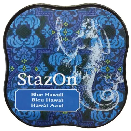 StazOn&reg; Midi Ink Pad Blue Hawaii {1}