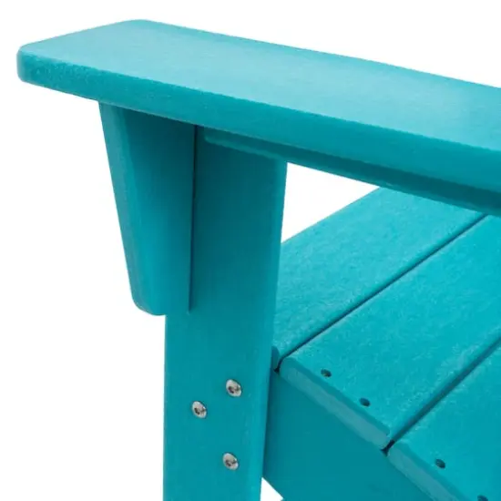 Blue Traditional Adirondack Chair {8}