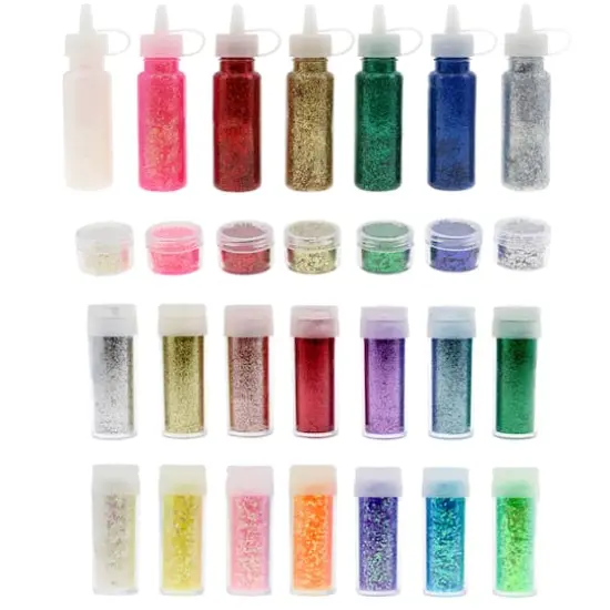 Deluxe Glitter & Glitter Glue Kit by Creatology&trade; {1}