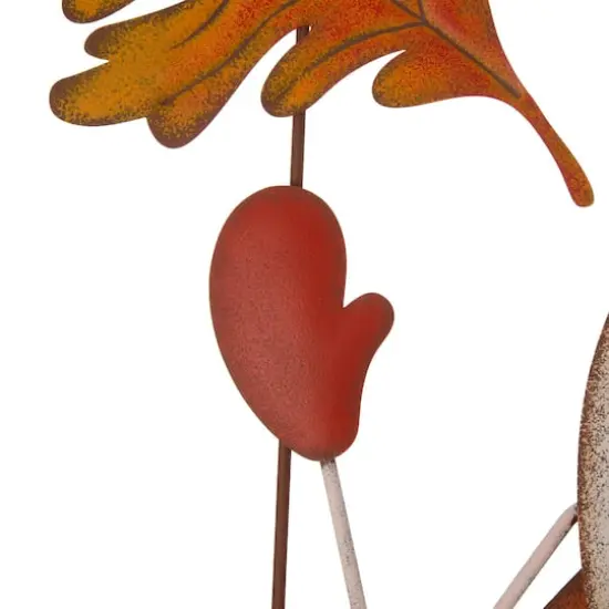 48" GlitzHome&reg; Metal Gnome Standing D&eacute;cor {6}