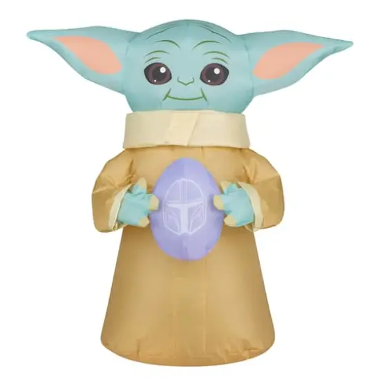 18" Airblown&reg; Inflatable Easter Baby Yoda {1}