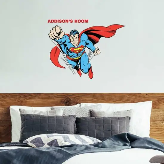 RoomMates Classic Superman Peel & Stick Giant Wall Decals {4}