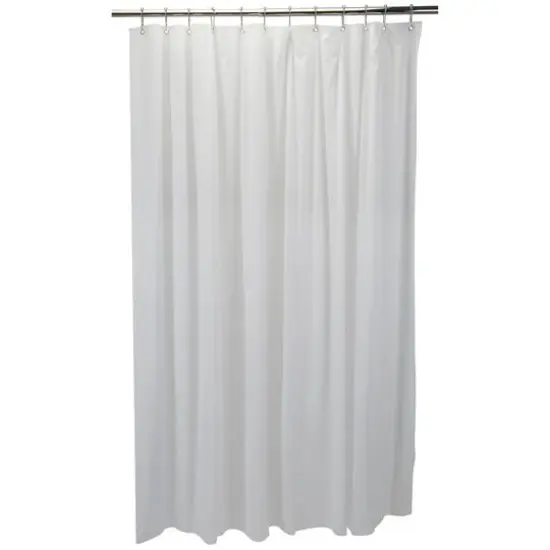 Bath Bliss Sanitized Shower Liner PVC Super Clear {2}