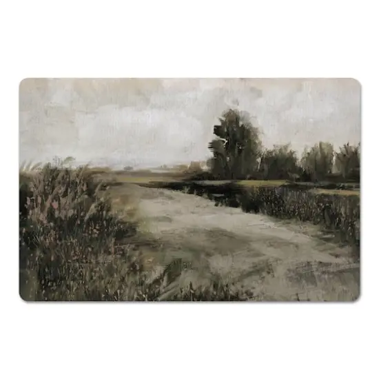 18" x 27" Antique Landscape Floor Mat {1}