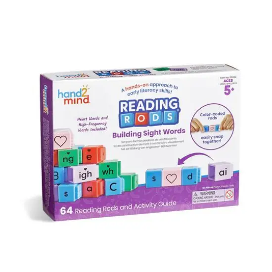 hand2mind Reading Rods&reg; Building Sight Words Set {8}