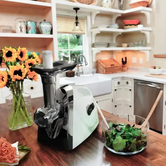 MegaChef 1200 Watt Powerful Automatic Meat Grinder {4}