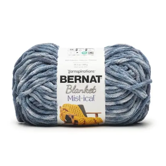 Bernat&reg; Blanket Mist-ical&trade; Yarn Storm Blue {1}