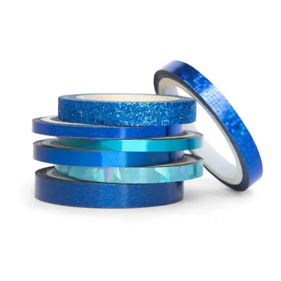 Blue Foil & Glitter Crafting Tape Set by Recollections&trade; {1}