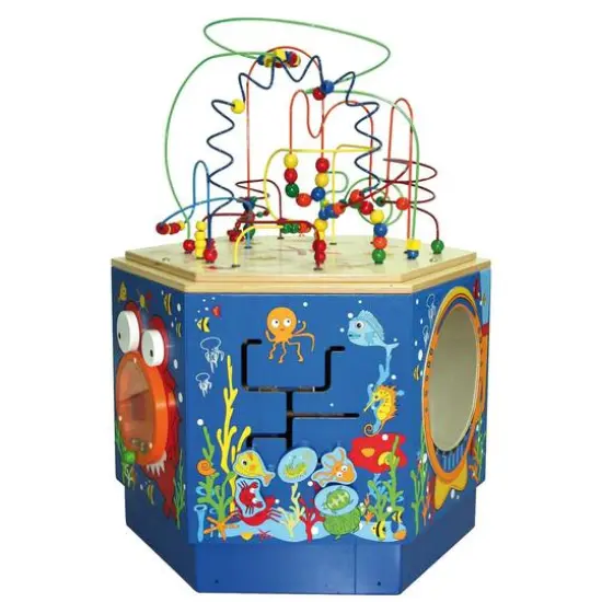Hape Coral Reef Wooden Activity Center Table {5}