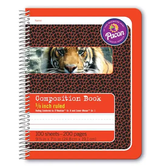 Pacon&reg; 5/8" Ruled Spiral Bound Primary Composition Book, 6ct. {3}