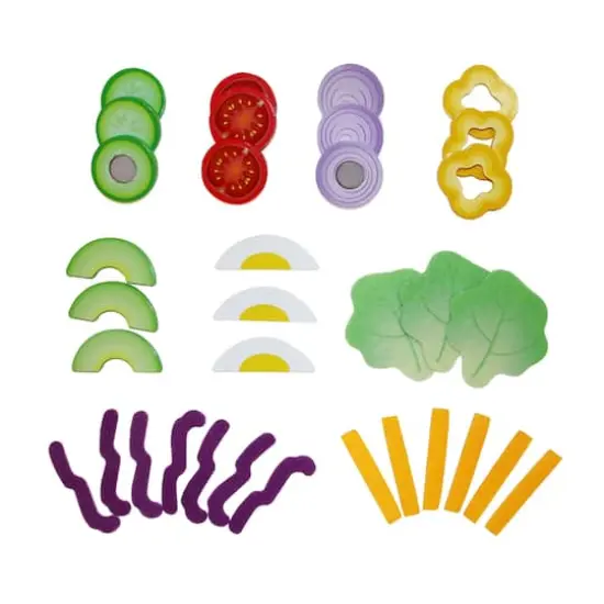 Hape Kitchen Healthy Salad Food Playset {4}