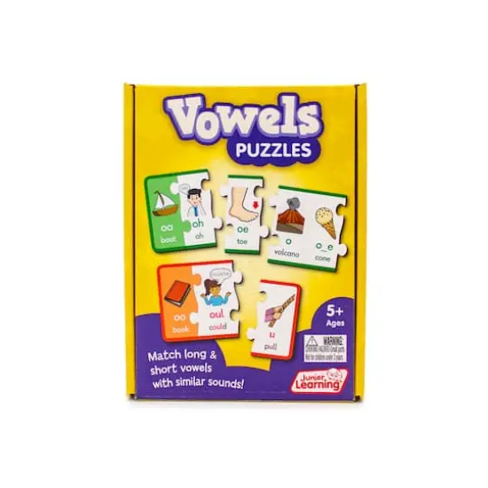 Junior Learning&reg; Vowel Puzzles {1}
