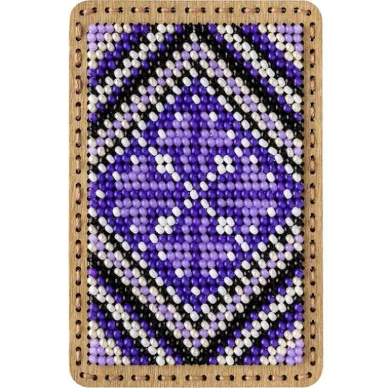 Wonderland Crafts Purple Bead Embroidery Needle Box Kit {5}