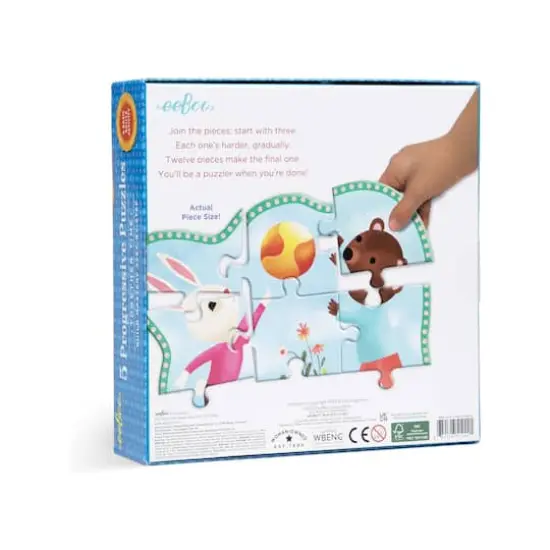eeBoo Ready to Grow Together Time 5 Progressive Puzzles {4}