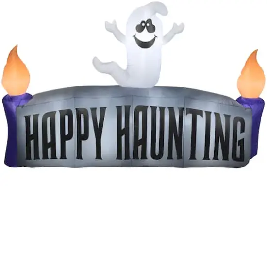 4ft. Airblown&reg; Inflatable Halloween Happy Haunting Ghost {1}