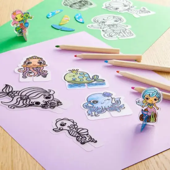 Shrinky Dinks&reg; Mermaid Activity Kit {3}