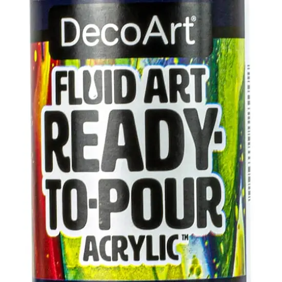 DecoArt® Fluid Art Ready-to-Pour Acrylic™ Paint, 8oz. Navy {9}