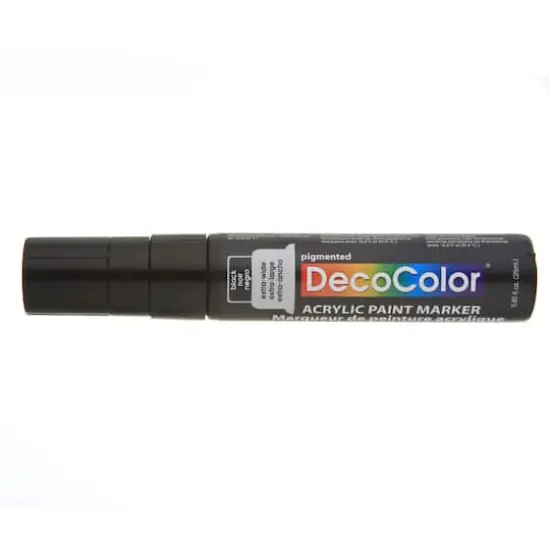 Marvy&reg; Uchida DecoColor&reg; Jumbo Acrylic Paint Marker Black {1}
