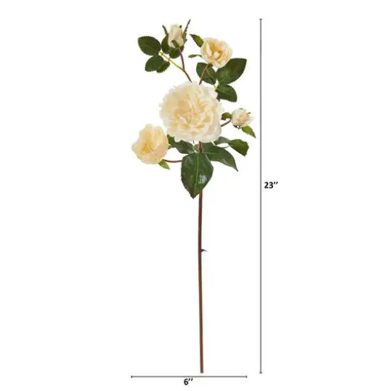 23'' Chelsea Artificial Flower Spray, 6ct. Cream {4}
