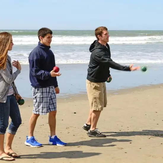 Toy Time Outdoor Regulation Bocce Ball Game Set {5}