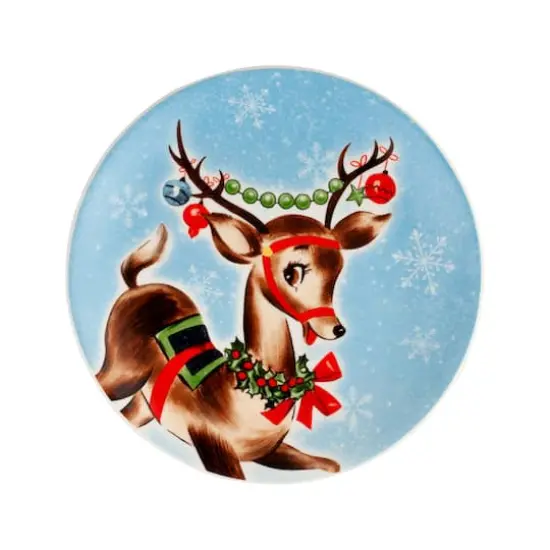 8" Pastel Holiday Ceramic Plate Set  {7}