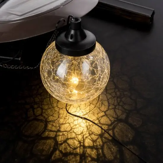 Glitzhome&reg; 32" Solar Powered LED Wind Chime Light {4}