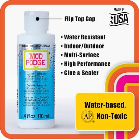 Mod Podge&reg; Gloss Water Resistant Glue & Sealer {4}