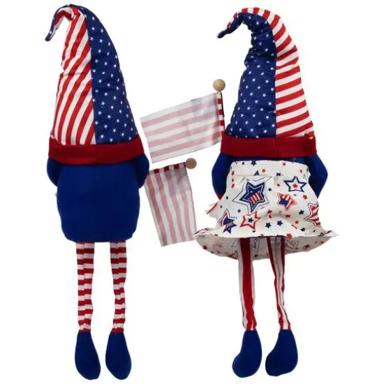 21" Stars & Stripes Patriotic Gnome Set {6}