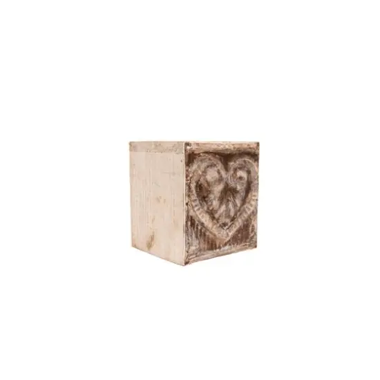 Hello Honey&reg; 6.5" Wood & Metal "Bless You" Tissue Box Cover {7}