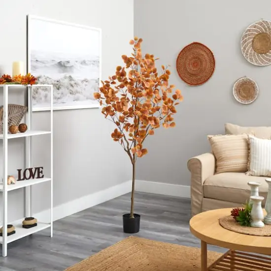 6ft. Potted Autumn Eucalyptus Tree {5}