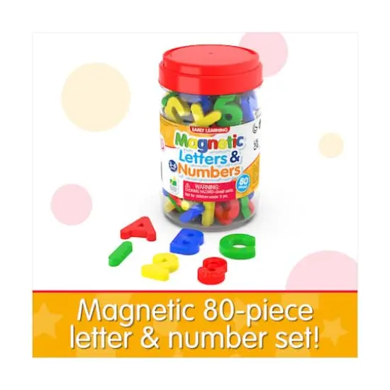 Early Learning - Magnetic Letters & Numbers {4}