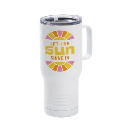 Craft Express 22oz. White Stainless Steel Tumbler with Ringneck Grip & Handle, 4ct. {4}