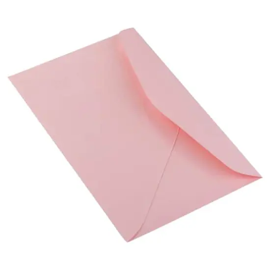 JAM Paper 3.625" x 6.5" Premium Commercial Envelopes, 100ct. Pink {5}