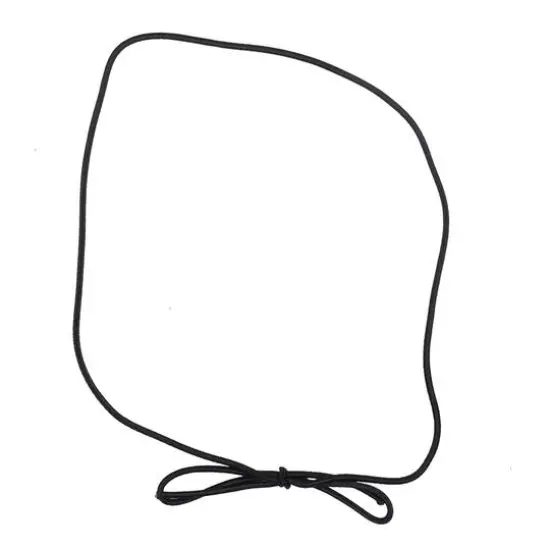 JAM Paper 10" Black Matte Elastic Loop, 50ct. {3}