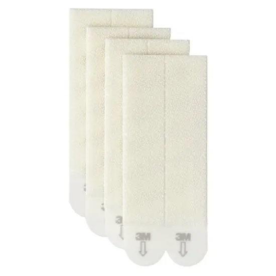 Command&trade; White Large Bath Picture Hanging Strips {4}