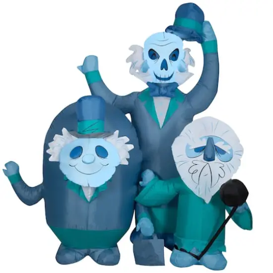 6ft. Airblown&reg; Inflatable Halloween Haunted Mansion Hitchhiking Ghosts {1}