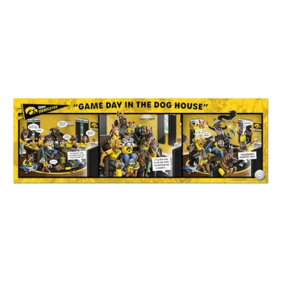 College Game Day in the Dog House 1,000 Piece Puzzle Iowa Hawkeyes {5}