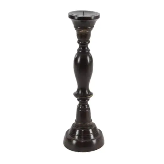 Black Mango Wood Farmhouse Candle Holder Set, 3ct. {5}