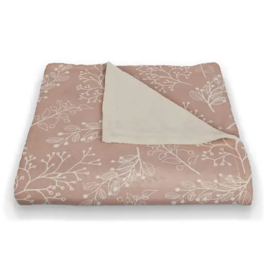 Mother's Day Blush BoBrownicals Coral Fleece Blanket {3}