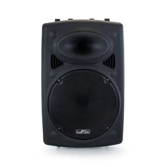 beFree Sound 15" 900 Watt Bluetooth Powered Portable PA Party Speaker {6}