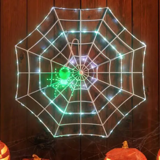 Mr. Halloween 4ft. Outdoor Animated Spider Web {8}