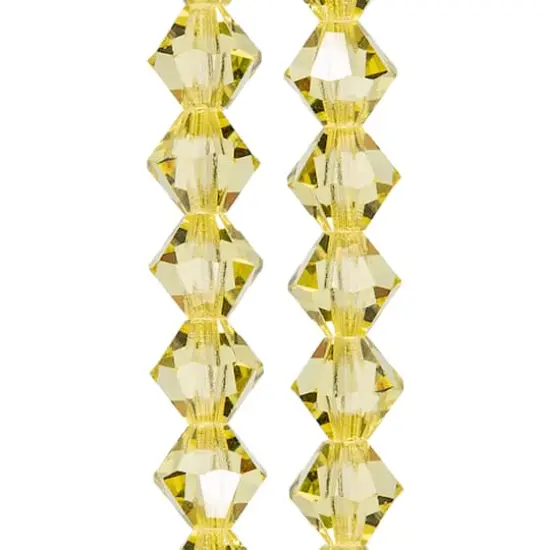 Preciosa Glass Crystal Bicone Beads, 6mm by Bead Landing&trade; Jonquil {1}