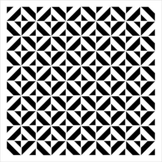 The Crafter's Workshop Illusions Stencil, 6" x 6" {1}