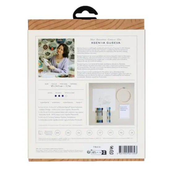 DMC&reg; NYC Intermediate Embroidery Kit with Hoop {5}