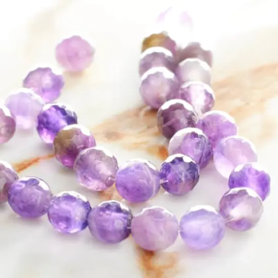 Faceted Amethyst Round Beads, 6mm by Bead Landing&trade; {3}