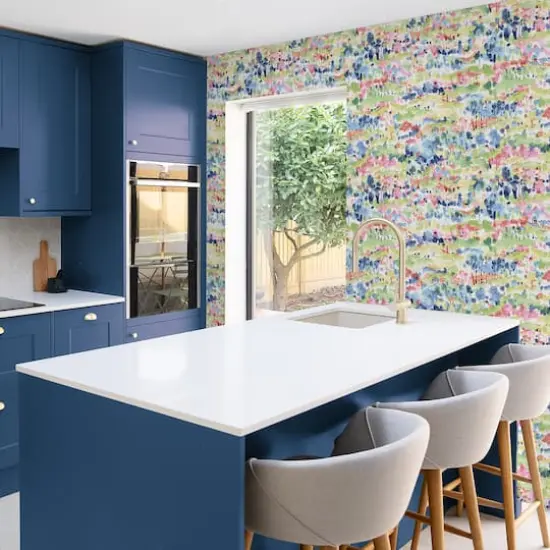 Surface Style Water Coloring Peel & Stick Wallpaper Spring {4}